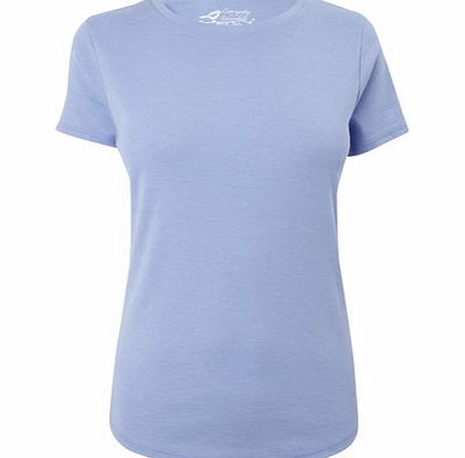 Bhs Lilac Short Sleeve Crew Neck Top, lilac 2424171499