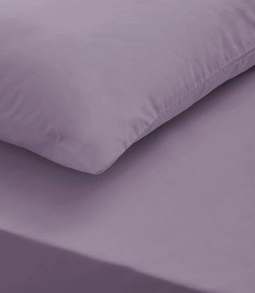 Bhs Lilac Ultrasoft Fitted Sheet, lilac 1893971499