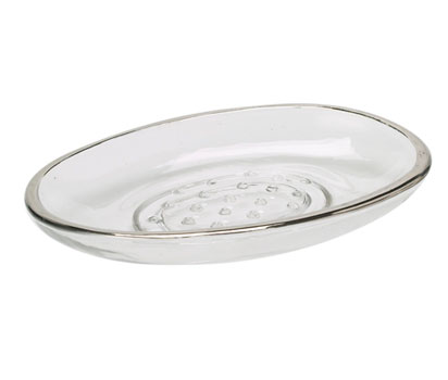 bhs Lille glass soap dish