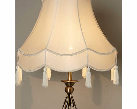 Bhs Lillian Scalloped Floor Shade, ivory 9769140904