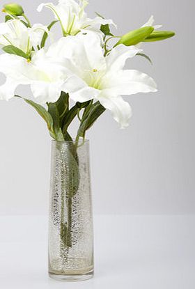 Bhs Lillies in metallic vase, white 30922700306