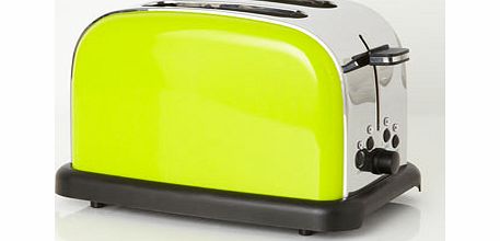 Bhs Lime Essentials 2 Slice Toaster, lime 9544416253