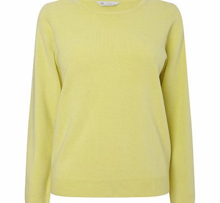 Bhs Lime Supersoft Long Sleeve Crew Jumper, lime