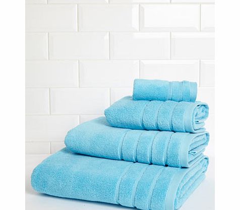 Bhs Limited edition aqua Ultimate towels range, Aqua