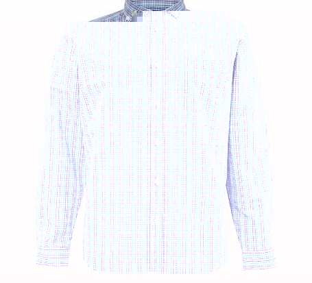 Bhs Long Sleeve Check Shirt, Blue BR51V05GBLU