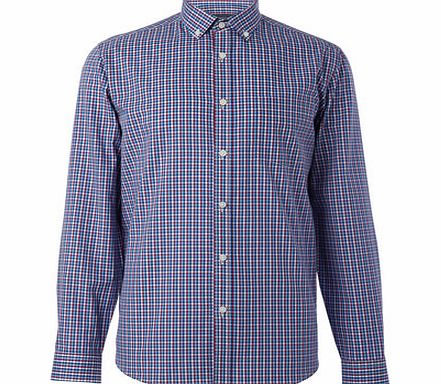 Long Sleeve Check Shirt, Red BR51C02FRED