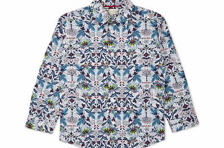 Bhs Long Sleeve Floral Print Shirt, multi 1617999530