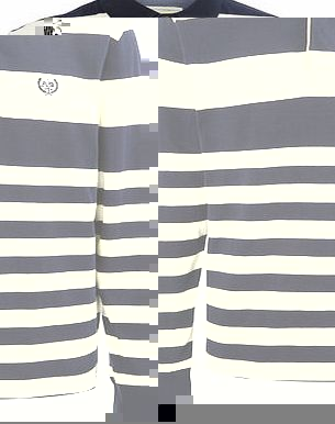 Bhs Long Sleeve Striped Rugby Shirt, Blue BR54P09FNVY