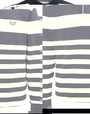 Bhs Long Sleeve Striped Rugby Shirt, Blue BR54P09FNVY