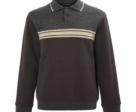 Bhs Long Sleeve Sweatshirt, GREY MARL BR54M05FGRY