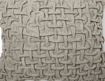 Bhs Luxe Grey Criss Cross Cushion, grey 1861260870