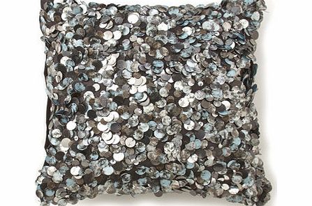 Bhs Luxe Large Sequin Cushion, dark grey 1861890491