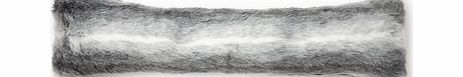 Bhs Luxury Arctic Faux Fur Draft Excluder, grey