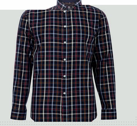 Luxury Long Sleeve Check Shirt, Red BR51L01FRED