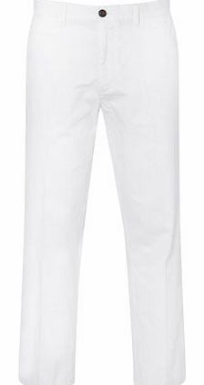 Bhs Luxury White Stretch Chino, White BR58S01EWHT