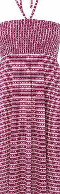 Bhs Magenta And White Great Value Spot Stripe Jersey