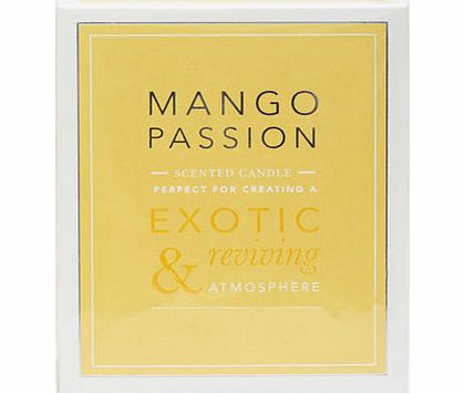 Mango passion boxed candle, orange 30921174796
