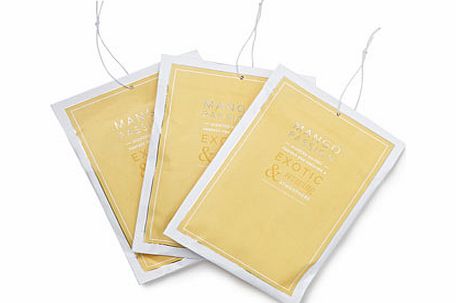 Bhs Mango passion set of 3 scented sachets, orange