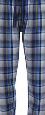 Bhs Marina Blue Check Pyjama Bottoms, Blue BR62B03GBLU