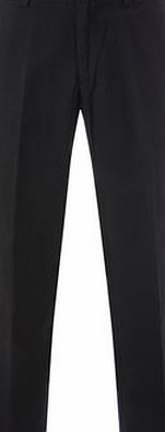 Bhs Mens Black Flat Front Chinos, Black BR58A03ZBLK