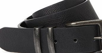 Bhs Mens Black Leather Belt, Black BR63A10FBLK