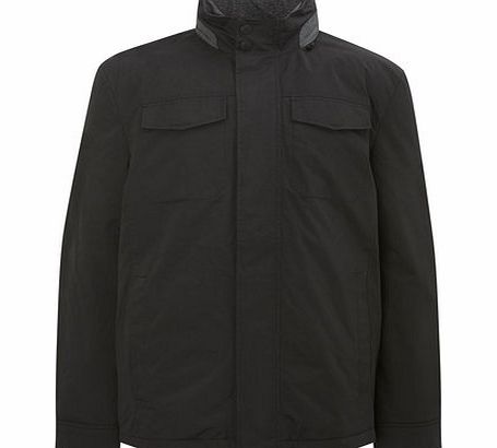 Bhs Mens Black Mid Length Jacket, Black BR56B03FBLK