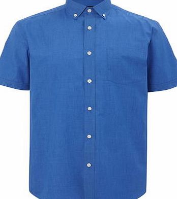Bhs Mens Blue Great Value Shirt, Blue BR51V02GBLU