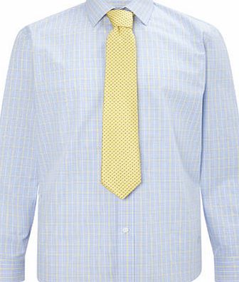 Bhs Mens Blue Yellow Price of Wales Check Tailored