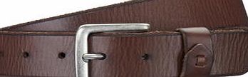 Bhs Mens Burton Brown Leather Keeper Detail Belt,