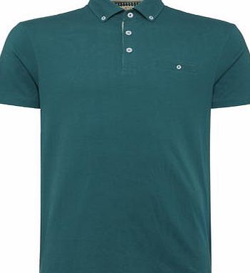 Bhs Mens Burton Green Polo Shirt, Green BR45J06GGRN