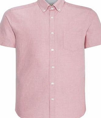Bhs Mens Burton Pink Oxford Shirt, PINK BR22D06FPNK