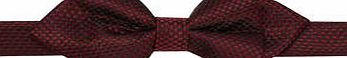 Bhs Mens Burton Red Check Bow Tie, RED BR19K13GRED