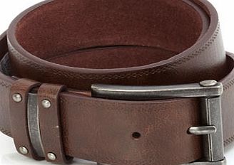 Bhs Mens Casual Brown Leather Belt, Brown BR63A09DBRN