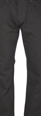 Bhs Mens Charcoal Bedford Cord Trousers, Grey