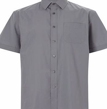 Bhs Mens Great Value Grey Shirt, Grey BR66S01EGRY