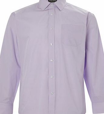Bhs Mens Great Value Lilac Shirt, Purple BR66L01ELIL