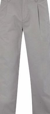 Bhs Mens Grey Pleat Front Chinos, Grey BR58B01GGRY