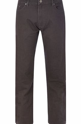 Bhs Mens Grey Stretch Twill Jeans, Grey BR59B05ZGRY