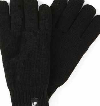Bhs Mens Heat Holder Gloves, Black BR63G01FBLK