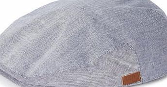 Bhs Mens Herringbone Flat Cap, Blue BR63H22GBLU