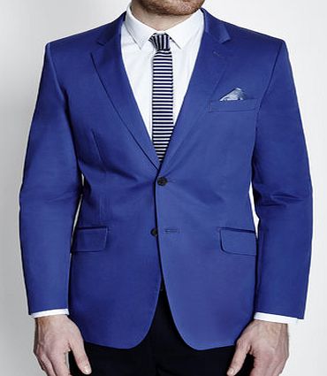 Bhs Mens Jack Reid Marylebone Blue Tailored Blazer,
