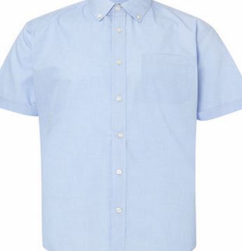 Bhs Mens Light Blue Plain Shirt, Blue BR51P02ABLU