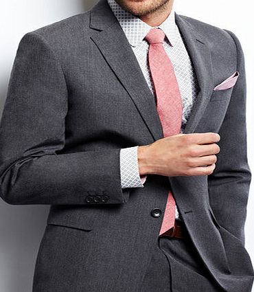 Bhs Mens Mid Grey Great Value Regular Fit Suit