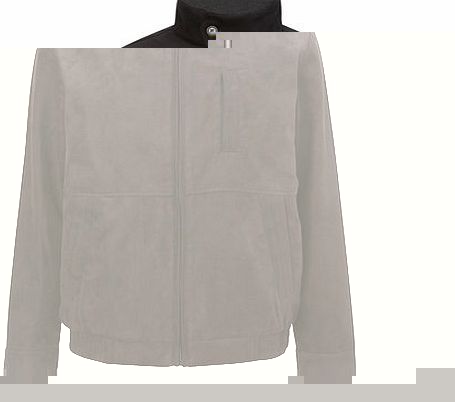 Bhs Mens Mock Suede Bomber Jacket, Black BR56F01FBLK