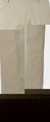 Bhs Mens Natural Pleat Front Chinos, Cream BR58A01ZNAT