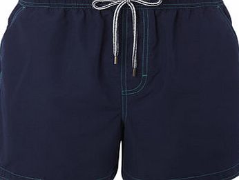 Bhs Mens Navy Essential Swim Shorts, Blue BR57S05GBLU