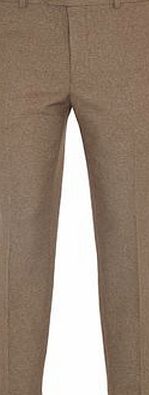 Bhs Mens Neutral Melange HeritageTwist Regular Fit
