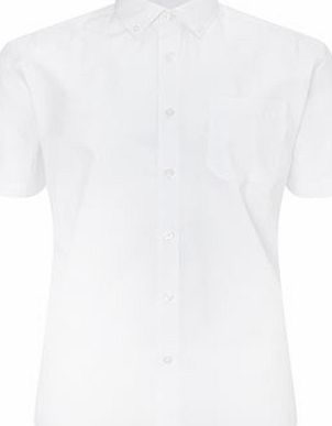 Bhs Mens Plain White Great Value Shirt, White