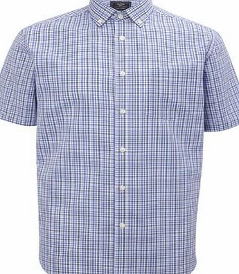 Bhs Mens Purple Great Value Checked Cotton Mix