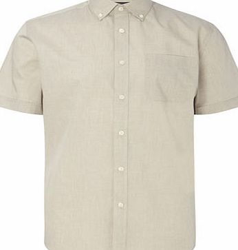 Bhs Mens Stone Great Value Shirt, STONE BR51P02ANAT
